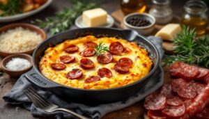 Polenta con Salsiccia e Scamorza “Gratinata al Forno